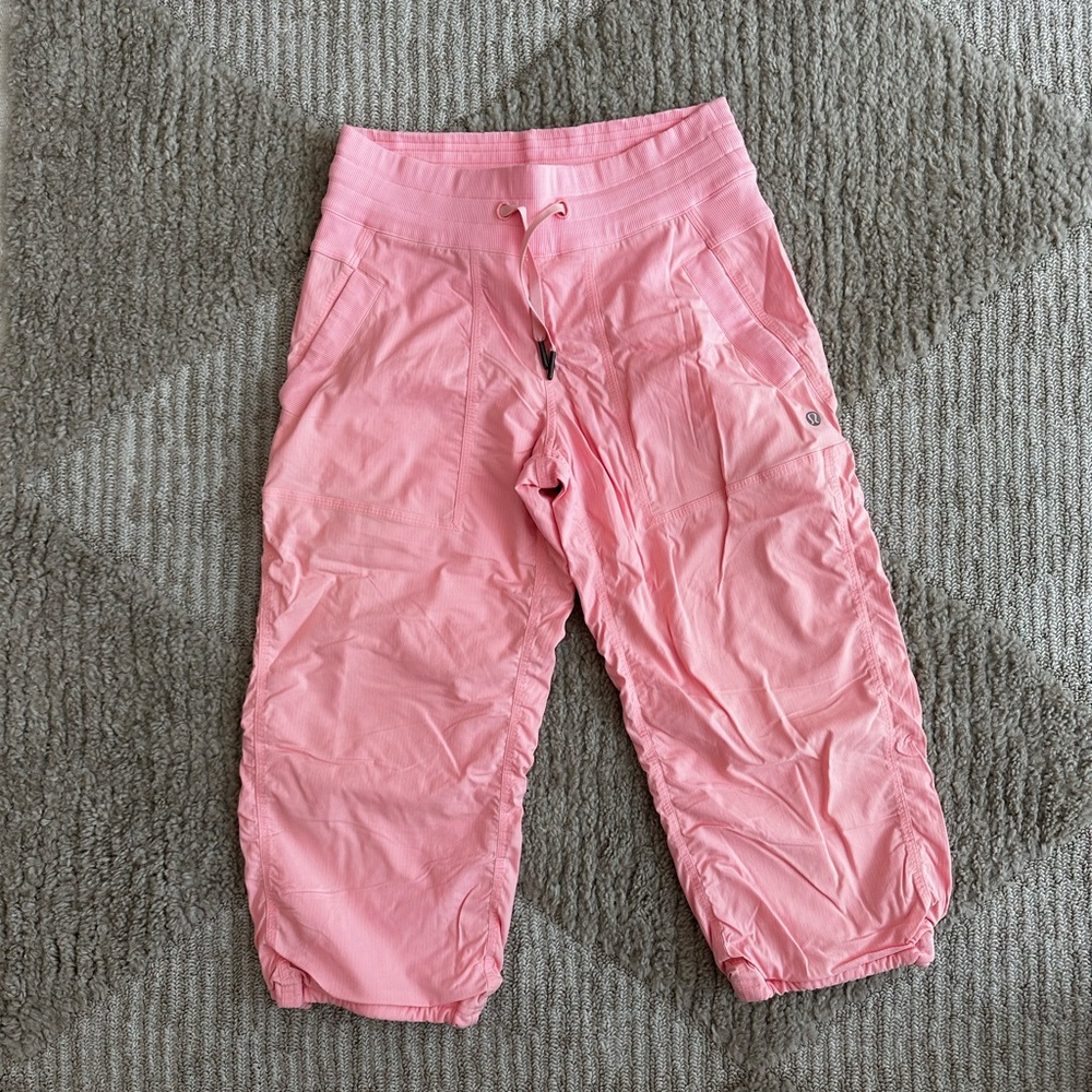Pink Lululemon Capris